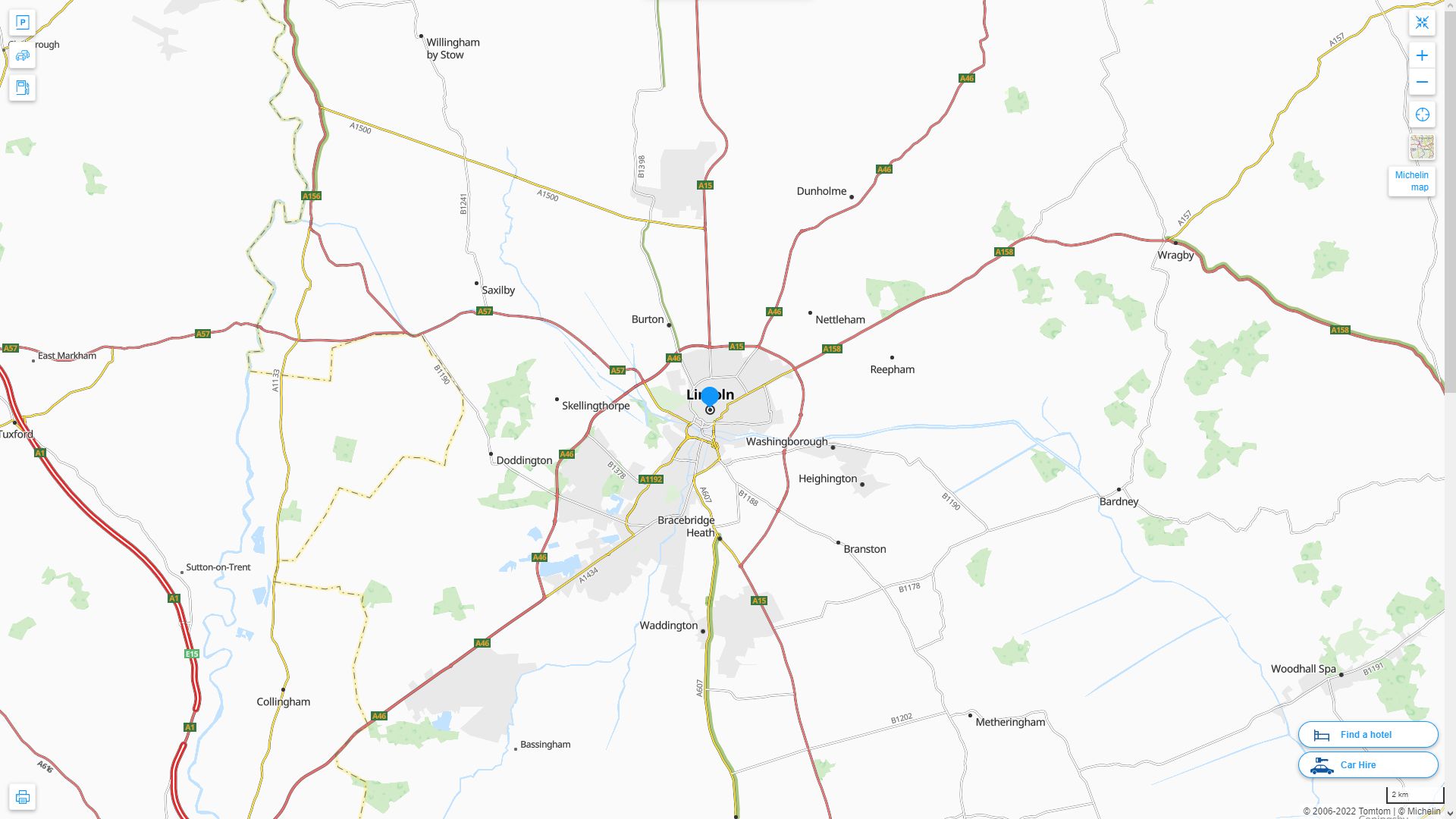 Lincoln Highway and Road Map
